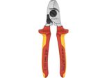 Knipex 95 26 165 Cesoie Per Cavi Adatte Per (Tecnica Di Spelatura) Cavi In Alluminio E Rame, Solidi E A Trefoli 15 Mm 50 Mm² 0