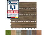 Piastrelle Piastrelle Per Terrazzi Piastrelle Per Balconi Piastrelle Resistenti Alle Intemperie Mix Teak 30 X 30 Cm 1 Pezzo