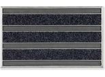 Zerbino Astra Per Interni Ed Esterni Gomma Pin Nero 45 X 75 Cm