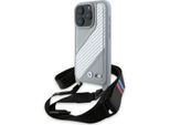 Bmw Bmhcp16L23Psccg Iphone 16 Pro 6.3 Szary/Grigio Custodia Rigida M Edition Carbon Stripe & Strap
