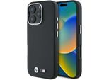 Bmw Bmhmp16L23Pmwk Iphone 16 Pro 6,3 Czarny/Nero Custodia Rigida M Liscia In Metallo Avvolto Magsafe