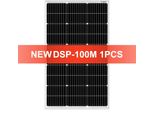 Pannello Solare Rigido, Potenza 100W, Alta Efficienza 21,8%, Silicio Monocristallino, Pannello Solare Rigido 100 W