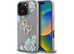 Custodia Guess Grained Roses Big 4G Logo Do Iphone 16 Pro Max Fioletowy