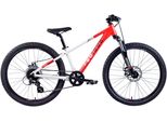 Jugendfahrrad REDLOUD JA.01 Gr. 31, rot (weiß, rot, schwarz), Fahrräder, Kinder, 31cm, 24 Zoll (60,96cm)
