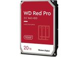 WESTERN DIGITAL HDD-NAS-Festplatte WD Red Pro 20TB, rot, 20TB, Festplatten