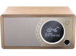 SHARP Digitalradio (DAB+) DR-450, braun, B:23,4cm H:11,7cm T:14,5cm, Radios