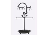 Badaccessoire-Set HEINE HOME, schwarz, Chrom, Badaccessoires-Sets