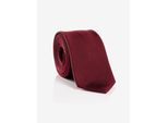Krawatte MONTI RAUL, Damen, rot (bordeaux), Seide, Krawatten, aus reiner Seide mit edler Twill-Struktur – 7 cm breit