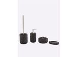 Badaccessoire-Set HEINE HOME, schwarz, Polyresin (Kunststein), Badaccessoires-Sets