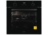 EXQUISIT Einbaubackofen EBE278-H-020 schwarz, A (A+++-D), schwarz, B:59,5cm H:59,5cm T:56,7cm, Backöfen