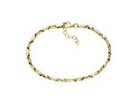 Armband Vivance "375/- Gelbgold Glanz", Gelb, ArmbäNder, Damen, 19Cm, Gold, GläNzend, Armband