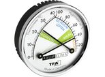 Tfa Dostmann Thermo Termometro Analogico Igrometro Con Anello In Metallo, Misuratore Di Umidità, Multicolore, L 71 X L 23 X H 71 Mm