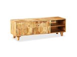 Vidaxl Mobile Tv In Legno Massiccio Di Mango 118X35X40 Cm