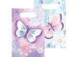 Amscan 9909725 - Sacchetti Party Flutter, 8 Pezzi, Carta, 23,2 X 16,3 Cm, Regalo, Festa Di Compleanno Per Bambini
