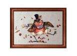 Set Punto Croce Nimue "Giga Dei Pettirossi"", Schema A Contati, 157-H01K, 23X15Cm"