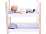 Letto A Castello Per Bambole Grigio/Bianco