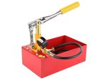 Pompa Per Prove Di Pressione Idrostatica, Capacità 5 Litri, Pressione Massima 25 Bar, Sistema A Doppia Valvola, Lunghezza Tubo Flessibile 1,8 M, Struttura In Acciaio Inox