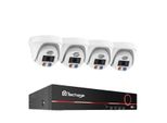 Sistema Di Telecamere Di Sicurezza, Risoluzione 8MP, Audio Bidirezionale, 3T（Sport All'aperto）, 8CH 4 Pz Telecamere 8MP