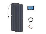 Pannello Solare Flessibile, Silicio Monocristallino, Caricabatterie Da 12 V, Kit Solare 100W