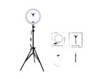Luce Ad Anello, Led Dimmerabile, Supporto Per Cellulare, 2M Nero