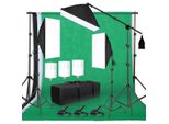 Kit Di Supporto Per La Cornice Dello Sfondo Fotografico, Illuminazione Softbox, Treppiede, Photo Studio Kit 35