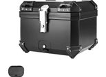 Box Posteriore Per Moto, Capacità 45L, Struttura Impermeabile, Box Nero 45L
