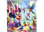 Tenda Multifunzionale Di Design 180X180 Cm - Minnie Mouse E Cinciallegre