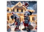 Tenda Multifunzionale Di Design 180X180 Cm - Topolino E Minnie/Casa Dell'am