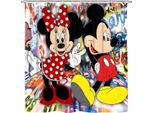 Tenda Multifunzionale Di Design 180X180 Cm - Mickey E Minnie/Graffiti
