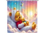 Tenda Multifunzionale Di Design 180X180 Cm - Piccolo Pooh Con Orsetto