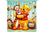 Tenda Multifunzionale Di Design 180X180 Cm - Winnie The Pooh E Tigro