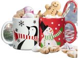 Tazza Di Natale, Capacità 12 Oz, Materiale Ceramico, Design Festivo, 301-400Ml