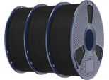Filamento 3D, Pla+ Resistente Agli Urti, Diametro 1,75 Mm, Temperatura Di Stampa 200-260℃, 3KG Nero