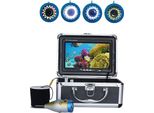 Telecamera Subacquea Per Pesci, Display Da 7 Pollici, Lunghezza Cavo 50 M, Visione Notturna Attivata, 50M 30 Led