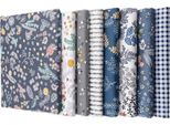 Set Di Tessuti Patchwork, 8 Motivi, 100 % Cotone, 50 X 50 Cm, 8 Pezzi, 50X50Cm