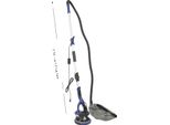 Levigatrice Elettrica Per Cartongesso Senza Polvere, Potenza 850 W, Gamma Di Velocità 800-1800 Giri/Min, Lunghezza Regolabile 1,54-2 M, Blu