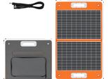 Pannello Solare Portatile Pieghevole Da 60W, Uscita 18V, Compatibilità Usb C QC30, Camuffamento Digitale