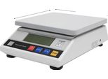 Bilancia Pesapersone Elettronica, Display Lcd, Portata 7,5 Kg, Precisione 0,1 G, Argento