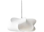 Lampada A Sospensione, Design A Lanterna In Tessuto, Installazione A Sospensione Con Cavo, Stile Giapponese, 524-50CM, Senza Lampadina (E27)