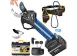 Potatore Elettrico Da Giardino, Diametro Di Taglio Regolabile 0-36 Mm, Batteria A Lunga Durata 8-10 Ore, Motore Brushless, PRU36-B 2AH4AH