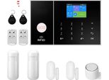 Kit Sistema Di Sicurezza, Connessione Wireless, Integrazione Smart Home, Sensore Porta/Finestra, 4G Wifi Kit B, Spina Ue