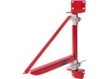 Braccio Di Supporto Per Argano Elettrico, Portata Massima 300 Kg, Angolo Regolabile Di 180°, Struttura Acciaio Al Carbonio, 750-1150Mm