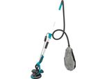 Levigatrice Murale Elettrica Telescopica, Motore 750W, Regolazione Disco 0-90°, Lunghezza Regolabile 1,2-2,2 M, Blu Chiaro, Eu