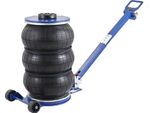Martinetto Pneumatico Per Auto, Portata 3 Tonnellate, Altezza Di Sollevamento Regolabile, Ruote Doppie, 5T Regolabile Blu