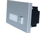 Dahu VTO4202F-MB1 Modulo Pulsanti, Pulsante Meccanico, Colore Argento