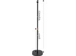 Supporto Per Proiettore, Regolabile In Altezza Da 65 A 120 Cm, Resistente Acciaio In Lega Di Carbonio, Base Stabile, Nero