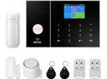 Kit Sistema Di Sicurezza, Connessione Wireless, Integrazione Smart Home, Sensore Porta/Finestra, 4G Wifi Kit A, Spina Ue