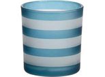 Yankee Candle Al Stripe Votive Titolare Blu Scuro
