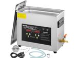 Vevor 6L Pulitore A Ultrasuoni Migliorato (200 W Di Riscaldamento, 180 W Di Ultrasuoni) Pulitore A Ultrasuoni Professionale Digitale Da Laboratorio Con Timer Di Riscaldamento Per La Pulizia Di Gioielli, Occhiali E Strumenti