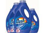 Detersivo Liquido Per Bucato Dash Whiter Than White - 4 X 51 Lavaggi - Confezione Risparmio